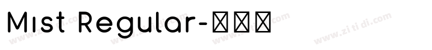 Mist Regular字体转换